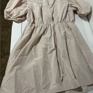 Justify Beige Long Sleeve Dress